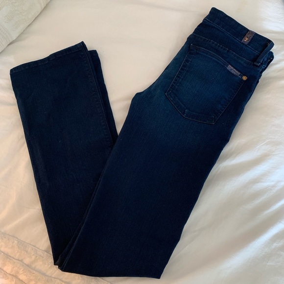 7 For All Mankind- The Skinny Bootcut Sz. 27 - Picture 2 of 4
